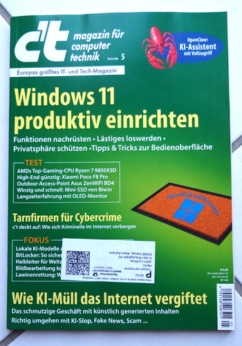 Magazin für computer - c't,
