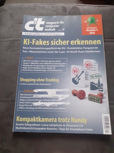 Magazin für computer - für, und