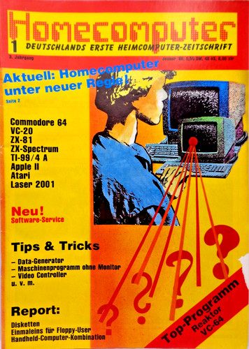 Homecomputer ausgabe 1 85 - homecomputer, 1/85