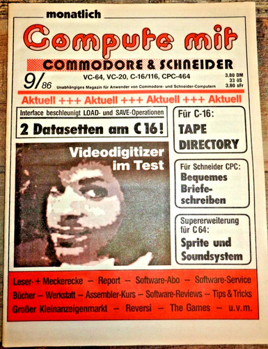 Compute mit ausgabe 9 - -, 9/86